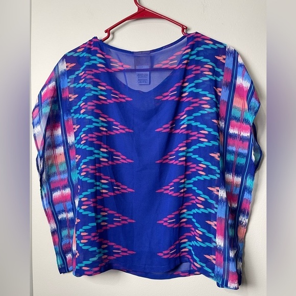 Ruby Rd NWT Blue Petite Blouse - Picture 6 of 9